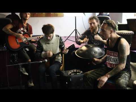 Three Pandas and the Moon - New Handpan, Guitar, Cajon, Balalaika, HD 2016