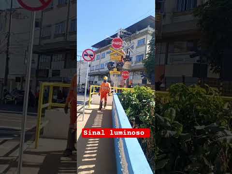 sinal luminoso, depois de tragédias, mas valendo Matias Barbosa MG Brasil