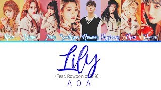 Lily (Feat. Rowoon of SF9) - AOA Lyrics [Color Coded/Han/Rom/Eng]