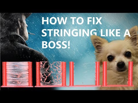 YouTube video about: How to fix stringing 3d printing?