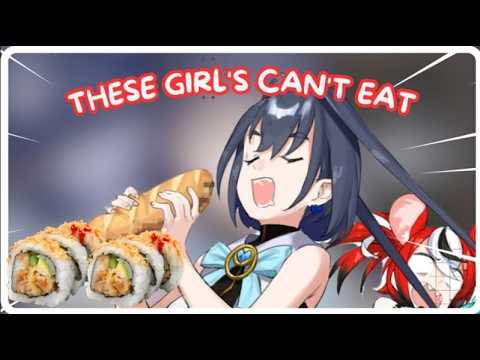 Kronii inhaled 16 plate of sushi with 3 Dessert