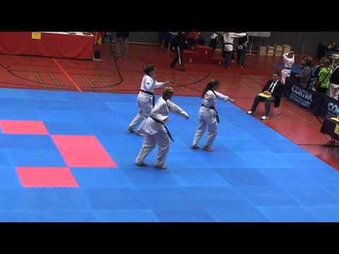 태권도 - Drei Maedchen - Taekwondo - Internationale Hamburger Meisterschaft 2013