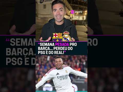 O TORCEDOR DO BARÇA TEVE UMA SEMANA TERRÍVEL! 🚨 Quezada analisou as derrotas pra PSG e Real #shorts