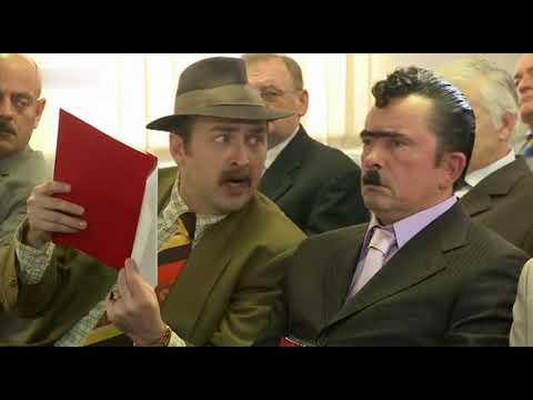 Bela Lađa - Stojković i Šojić slušaju predavanje stranca o politici u Srbiji