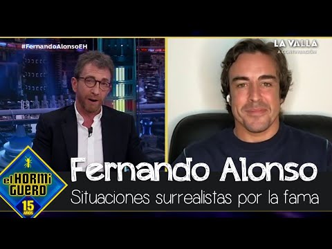 Las surrealistas situaciones a las que Fernando Alonso se ha enfrentado por la fama - El Hormiguero