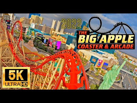 On-ride point of view of Big Apple Coaster