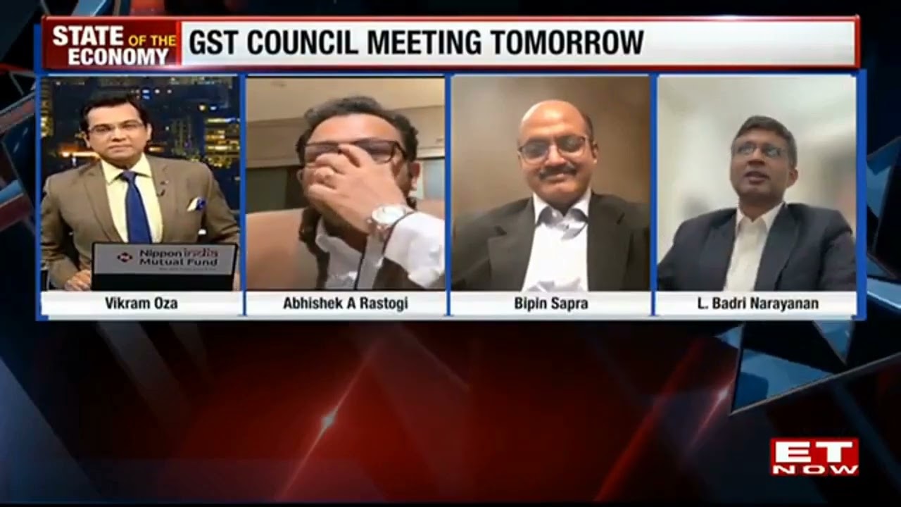 L. Badri Narayanan, Executive Partner, LKS speaks on GST Council meets at ET Now