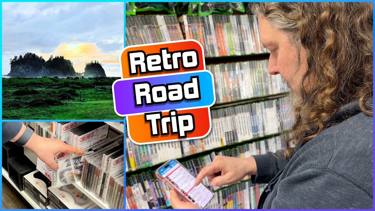 VIDEO GAME HUNTING in Small Towns (5 day road trip!)
