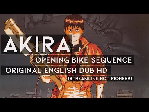 Akira Opening Bike Sequence HD - Original English Dub
