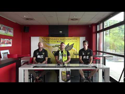 UEL 2020/2021 - Press Conference MD-1 round n°2 FC Progrès Niederkorn vs Willem II