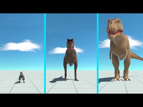 EVOLUTION OF TREX - Animal Revolt Battle Simulator