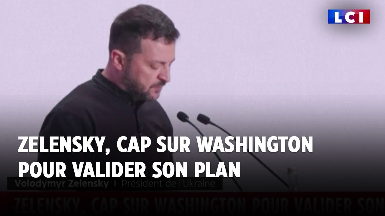 Zelensky, cap sur Washington pour valider son plan