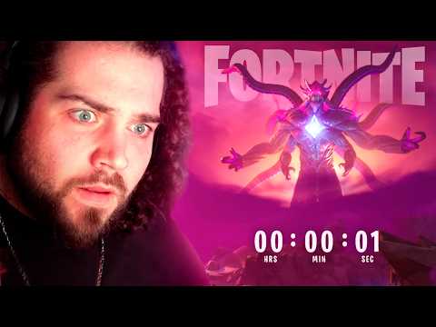 A MINHA REAÇÃO AO EVENTO FINAL DO CAPÍTULO 6 DE FORTNITE