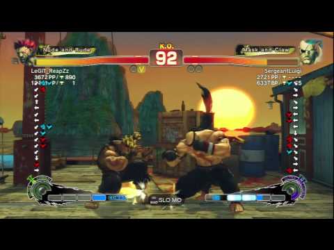 LeGiT_ReapZz (Akuma) Vs SergeantLuigi (Sagat) SSF4 AE Ranked Matches - PSN