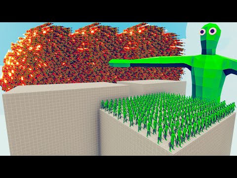 200x ZOMBIE vs EVERY GOD - Totally Accurate Battle Simulator TABS