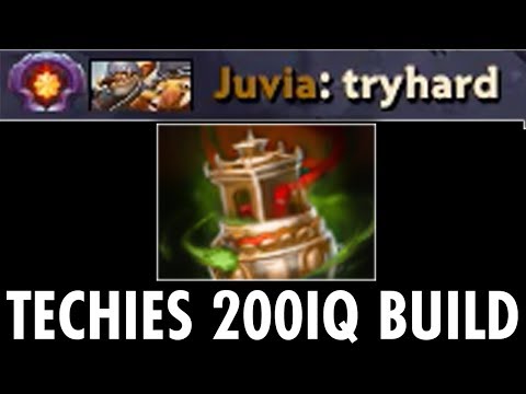 WTF 200IQ SPIRIT VESSEL TECHIES BY MASTER TIER TECHIES SPAMMER FULL GAMEPLAY | TECHIES OFFICIAL