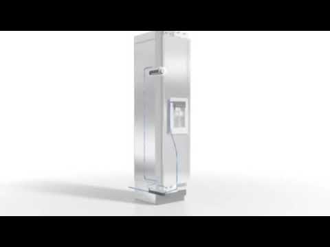 Miele Freestanding Fridge Freezer Frost Free KFN4394ED - White Video 2