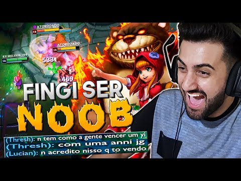 PRETEND TO BE A NOOB TO GET ANNIE JUNGLE! *YASUO OPEN + BOT LANE FEEDER* - RodiL