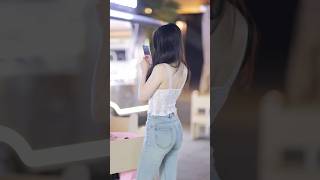 beautiful girl street fashion tiktok #chinesefashion #mejoresstreetfashion #shorts