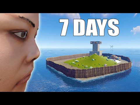 i lived on an island for a week in rust and this is what happened