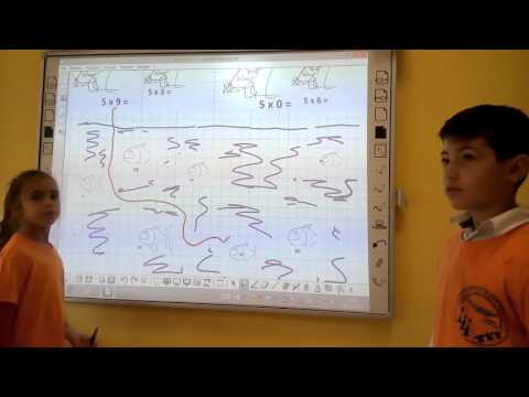 Tabellina del 5.  Esercizio del pescatore