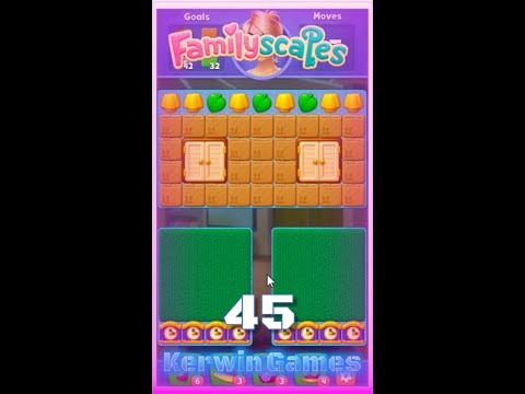 Familyscapes The Series Level 45 - Hard Level  - No Boosters Gameplay