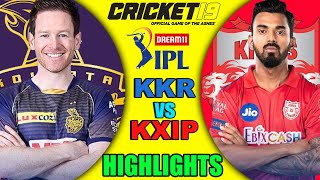 Kolkata Knight Riders vs Kings XI Punjab || KKR vs KXIP || IPL 2020 highlights || Cricket 19