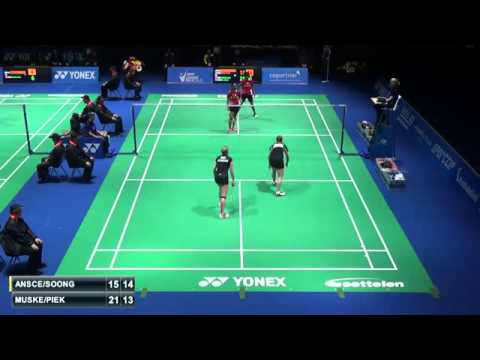 QF   2015 Swiss Open Badminton   Eefje Muskens Selena Piek vs Amelia Alicia Anscely Fie Choo Song