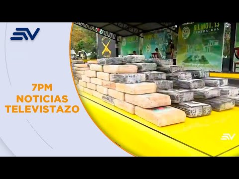 Casi una tonelada de cocaína enterrada en cultivos en Esmeraldas | Televistazo | Ecuavisa