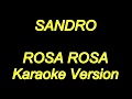 Sandro - Rosa Rosa (Karaoke Lyrics) NUEVO!!