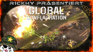 Let´s Play Global Conflagration 📢 1vs1 Schlachtfeld-Analysen à la General R1ckhy 💦🫡 #4