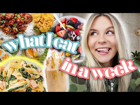 DAS esse ich alles in einer Woche 🤤💕 ( What I eat in a week + Rezepte ) | Dagi