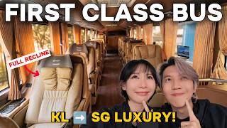 We Took Malaysia’s Most LUXURIOUS Bus To Singapore! 🚍🇸🇬 (Better Than Flying)