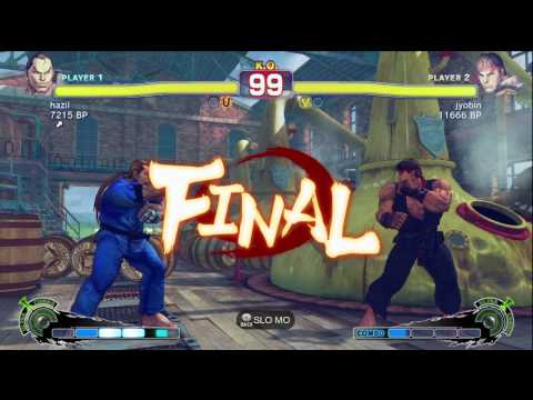 hazil [Dan] vs jyobin [Ryu] SSF4 Japanese Online Ranked Matches - TRUE-HD