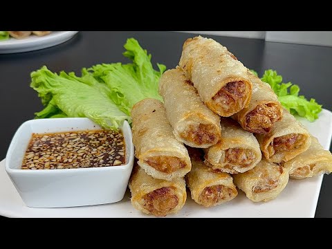 Préparez des Nems Poulet Croustillants avec leur Sauce Nems Maison Ultra Gourmande !