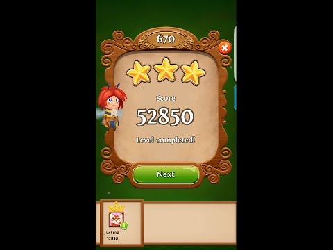 Blossom Blast Saga Level 670