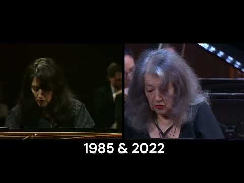 Martha Argerich Ravel Piano Concerto 1985 & 2022