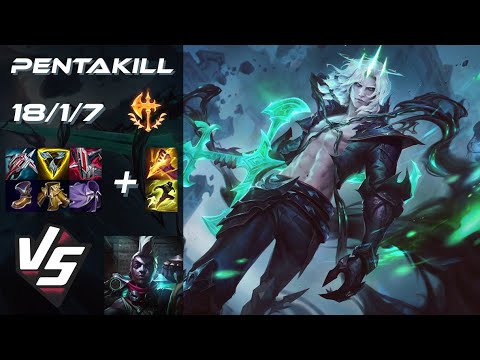 JUNGLE Viego vs Ekko [PENTAKILL] - EU Challenger Patch 25.S2.4