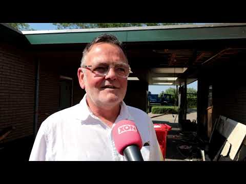 Veel schade na brand in kantine Advendo'57