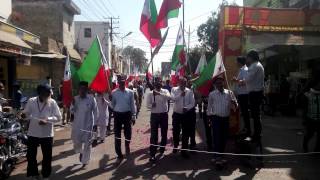 preview picture of video 'Unity March in kota 17 Feb.2015'