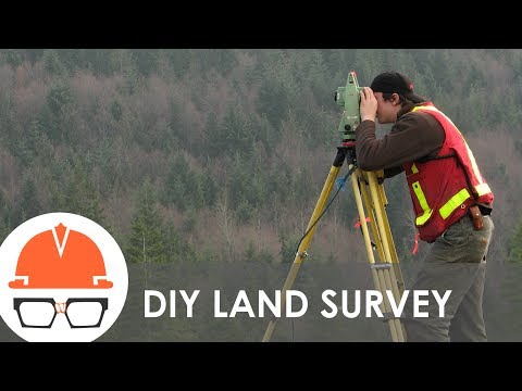 Civil engineering topographic survey service