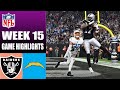 Los Angeles Chargers vs Las Vegas Raiders [FULL GAME] WEEK 15 | NFL Highlights 2023