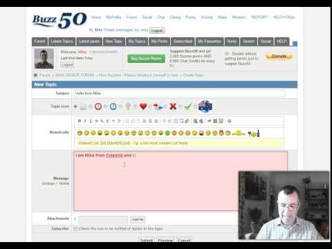 New members forum post - Please introduce yourself