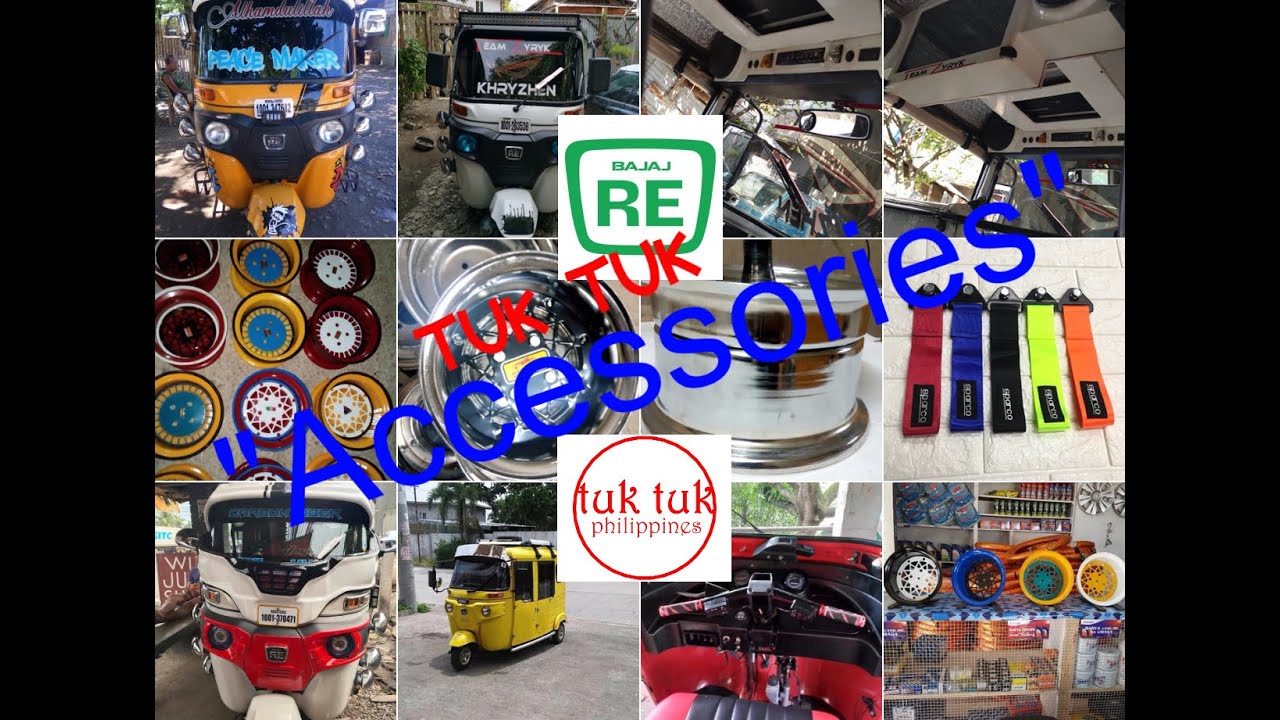 Three-Wheeler Bajaj RE - Accessories - Tuk Tuk PHILIPPINES