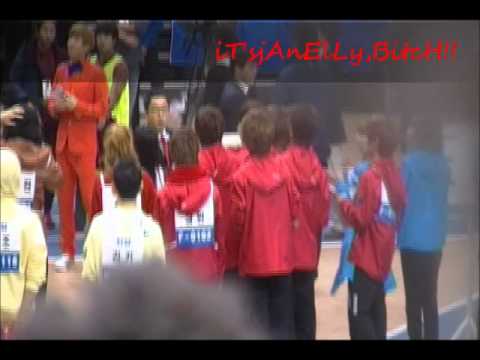 120108 Sistar and Boyfriend Fancam @ Idol Athletic Championship