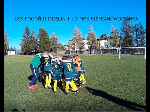 LKS POGOŃ II IMIELIN 1 : 7 MKS SIEMIANOWICZANKA