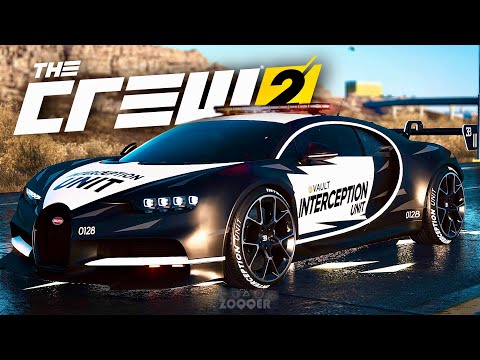 POLICE Hypercar Bugatti Chiron Tuning - The Crew 2