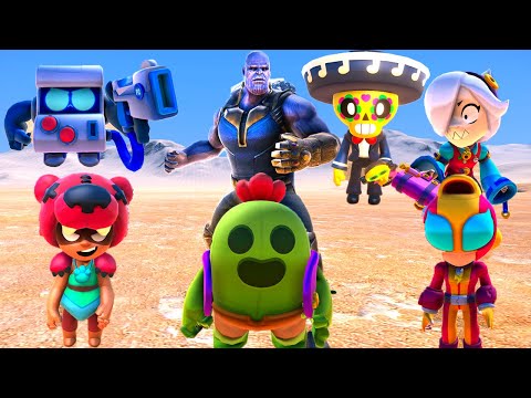 10.000 Brawl Stars Vs  Thanos -Süper Kahramanlar Uebs
