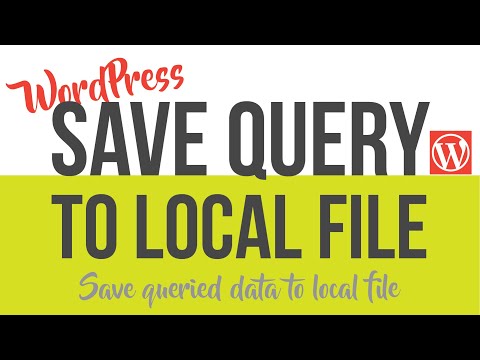 Store WordPress External API query content to a local Plugin file