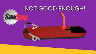 Make a zero clearance insert for your SawStop table saw for (almost) free!